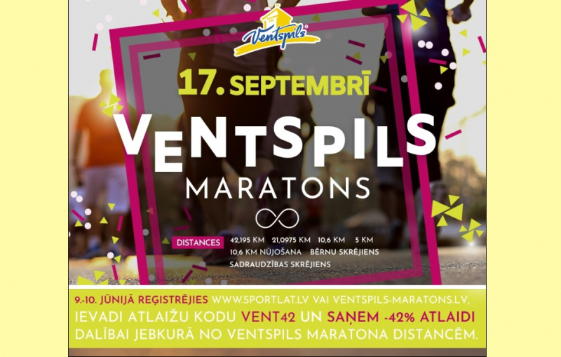 Vetspils maratons 2023, VENT42 atlaide