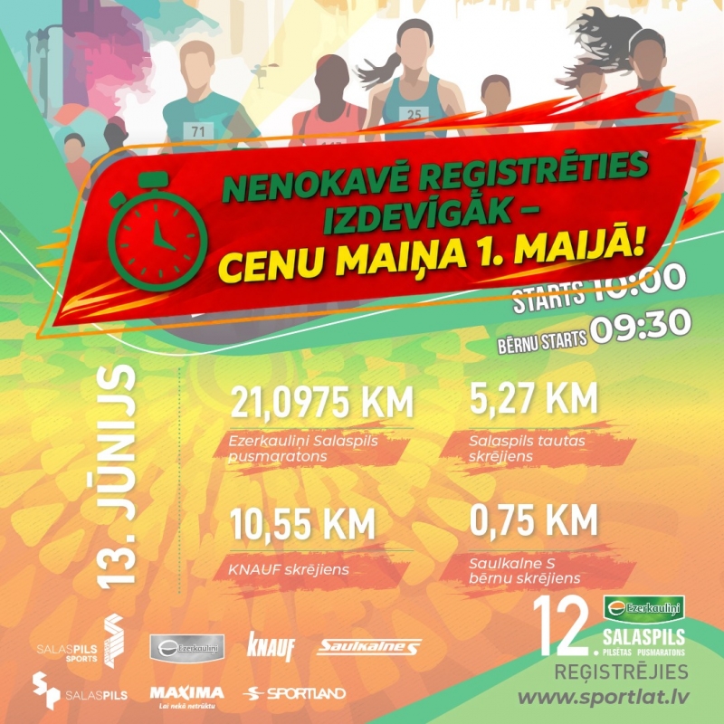 Salaspils pusmaratons 2026