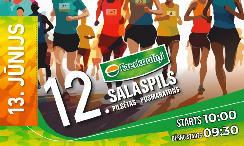 Salaspils pusmaratons 2026, piesakies