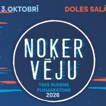 Tavs rudens pusmaratons "NOĶER VĒJU" - jau 15. reizi!