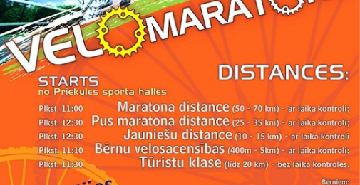 Jau svētdien Priekules MTB Velomaratons 2016