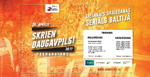 Pievienojies Daugavpils pusmaratona treniņos