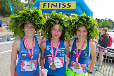 Pirmajā maratona posmā tiek labots Ventspils trases rekords