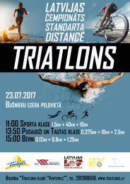 Latvijas čempionāts triatlona standarta distancē