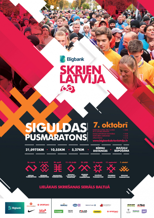 Taku un asfalta skrējēji satiekas Līgatnē 23.septembrī, lai ar atlaidēm varētu pieteikties Siguldas pusmaratonam