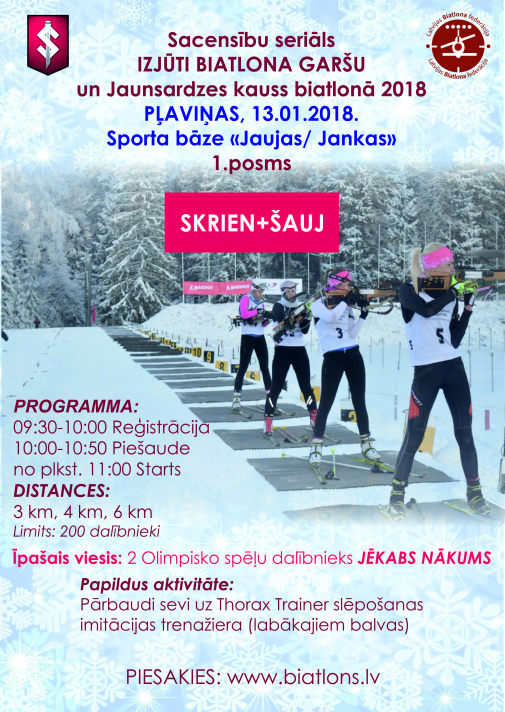 Izjūti biatlona garšu SKRIENOT!