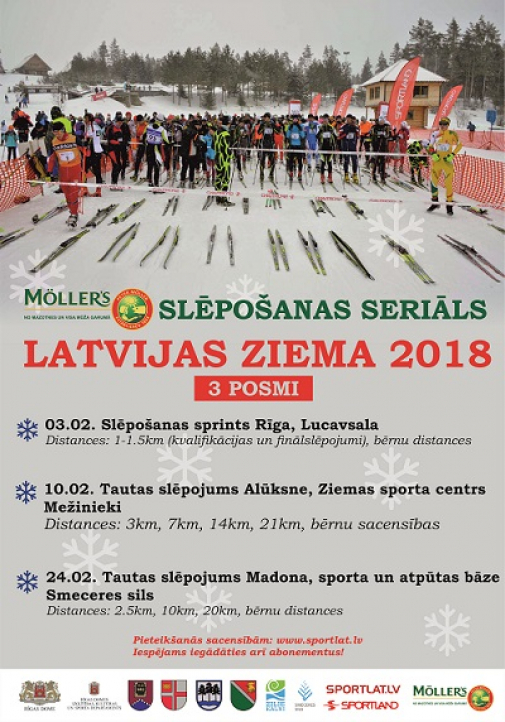 Alūksnes slēpojums PĀRCELTS uz 10.02.!