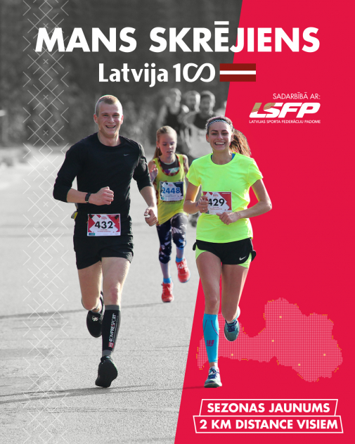 Mans skrējiens Latvijai - #Beactive distance ikvienam patriotiskās noskaņās