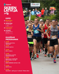 Kuldīgas pusmaratona programma