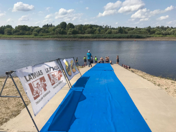 "Triatlons visiem" Pļaviņās