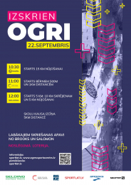 Ogrē atdzimst rudens skrējienu tradīcija