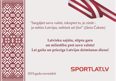 Daudz laimes, Latvija!