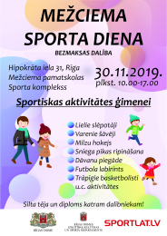 30.novembrī notiks Mežciema Sporta diena