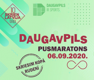 Daugavpils pusmaratons 2020, PĀRCELTS uz 6. septembri