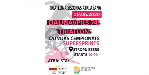 Sākusies pieteikšanās sezonas pirmajām triatlona sacensībām Daugavpilī