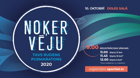 Tavam rudens pusmaratonam “Noķer vēju” 10 gadi!