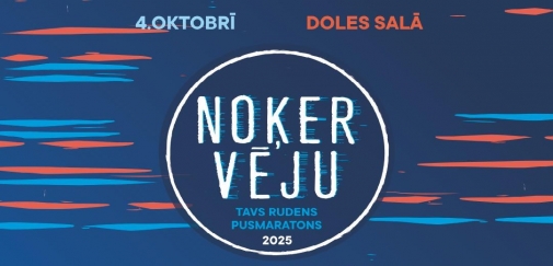 Tavs rudens pusmaratons “Noķer vēju 2025” 4. oktobrī Doles salā!