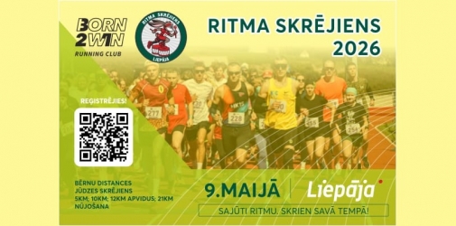 Ritma skrējiens 2026, Tavs starts Liepājā!