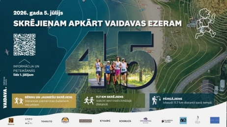 Informācija par 45. skrējienu "Apkārt Vaidavas ezeram"