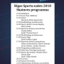Rīgas Sporta nakts skatuves programma 01.09.2018.