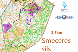 3) Shēma 2,5km trasei