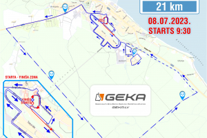 01. Karte 21km distancei