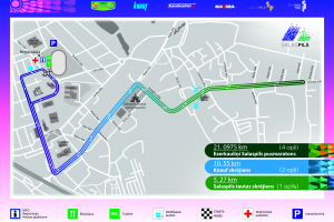 2) Trases: Ezerkauliņi Salaspils pusmaratons 21,0975 km, Knauf skrējiens 10,55 km, Salaspils tautas skrējiens 5,27 km