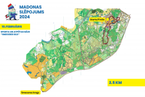 3) Jauniešu distance 2,5km