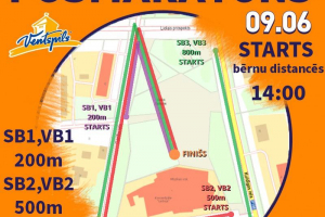 2) Bērnu trases karte