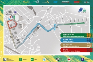 Salaspils trases karte