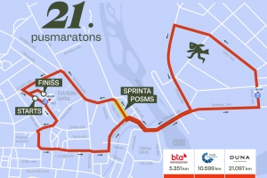 Kuldīgas trašu karte