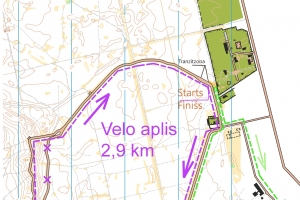 Trase: 5km + 20km + 2,5km